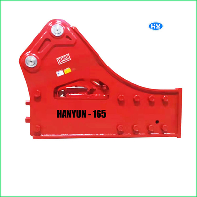 165mm Pahat Hidrolik Breaker Hammer Excavator Perlakuan Panas