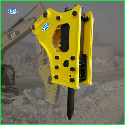 Open Top Hydraul Breaker Hammer Dengan Blunt Chisel 135mm Attachment